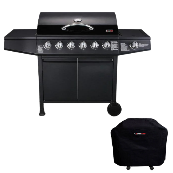 #Option_Original 6+1 Gas BBQ and Cover