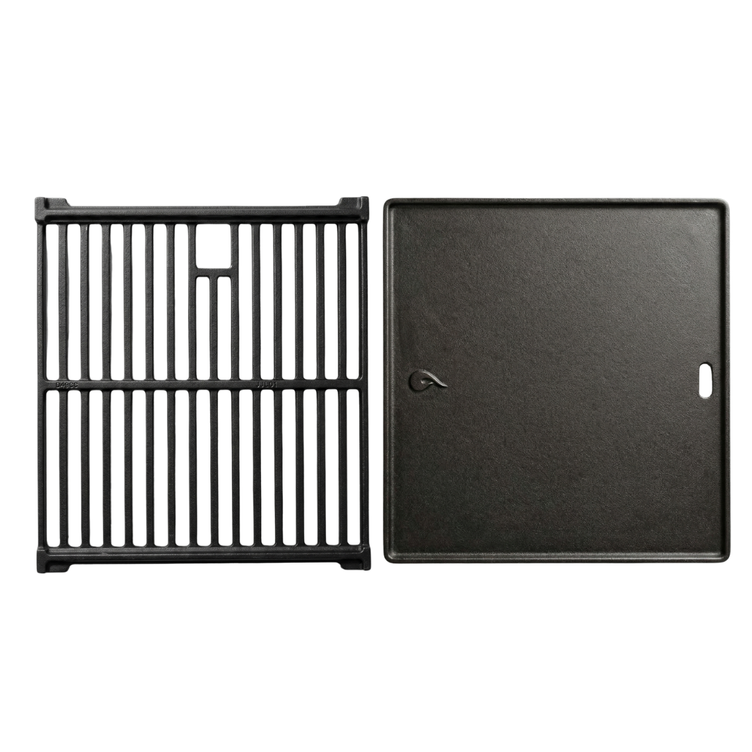 Piastra e griglia reversibili in ghisa per set originale 4+1