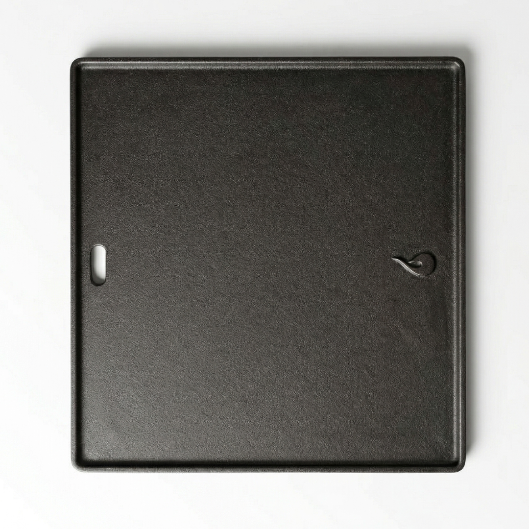Piastra e griglia reversibili in ghisa per set originale 4+1