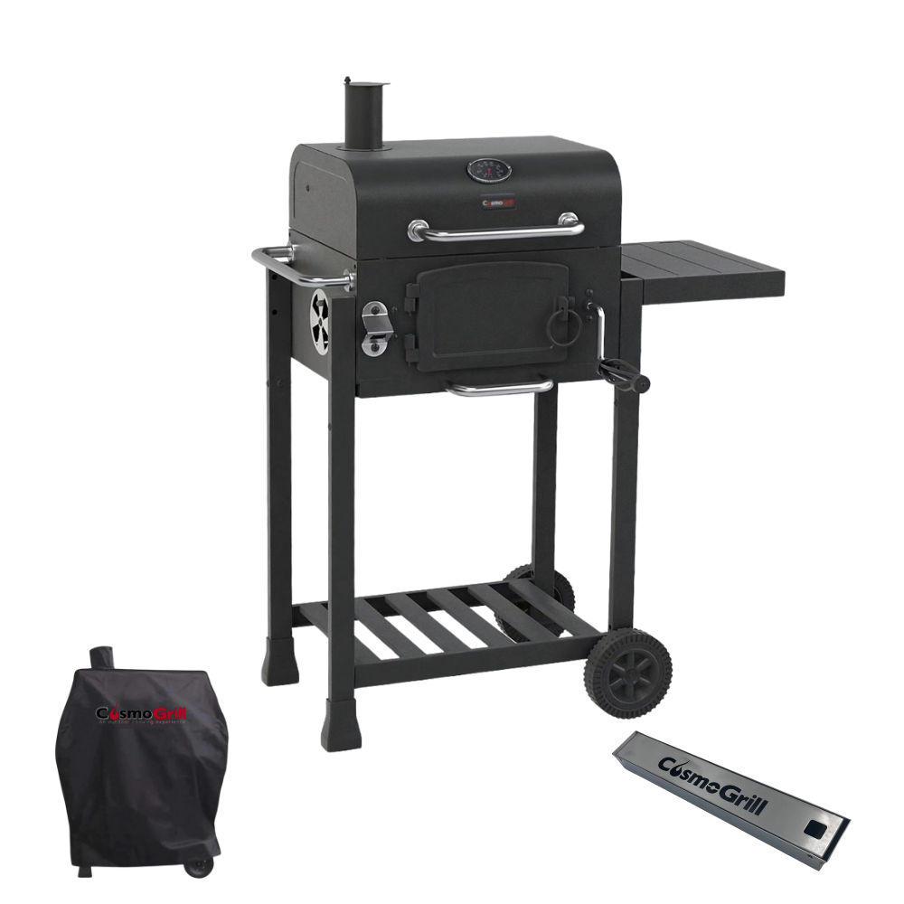 #Option_Jr. Smoker Charcoal BBQ Exclusive Bundle