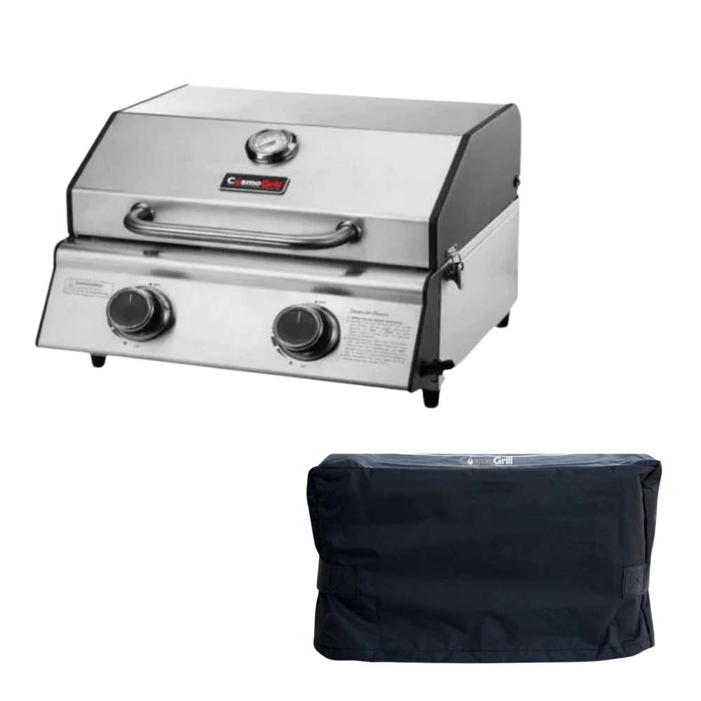 #Option_Compact 2 Gas BBQ with Cover