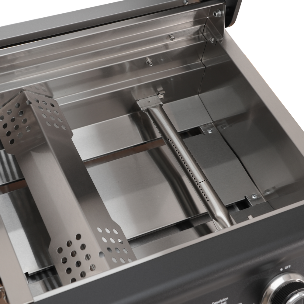 Compact Dark 2 Burner Gas Barbecue