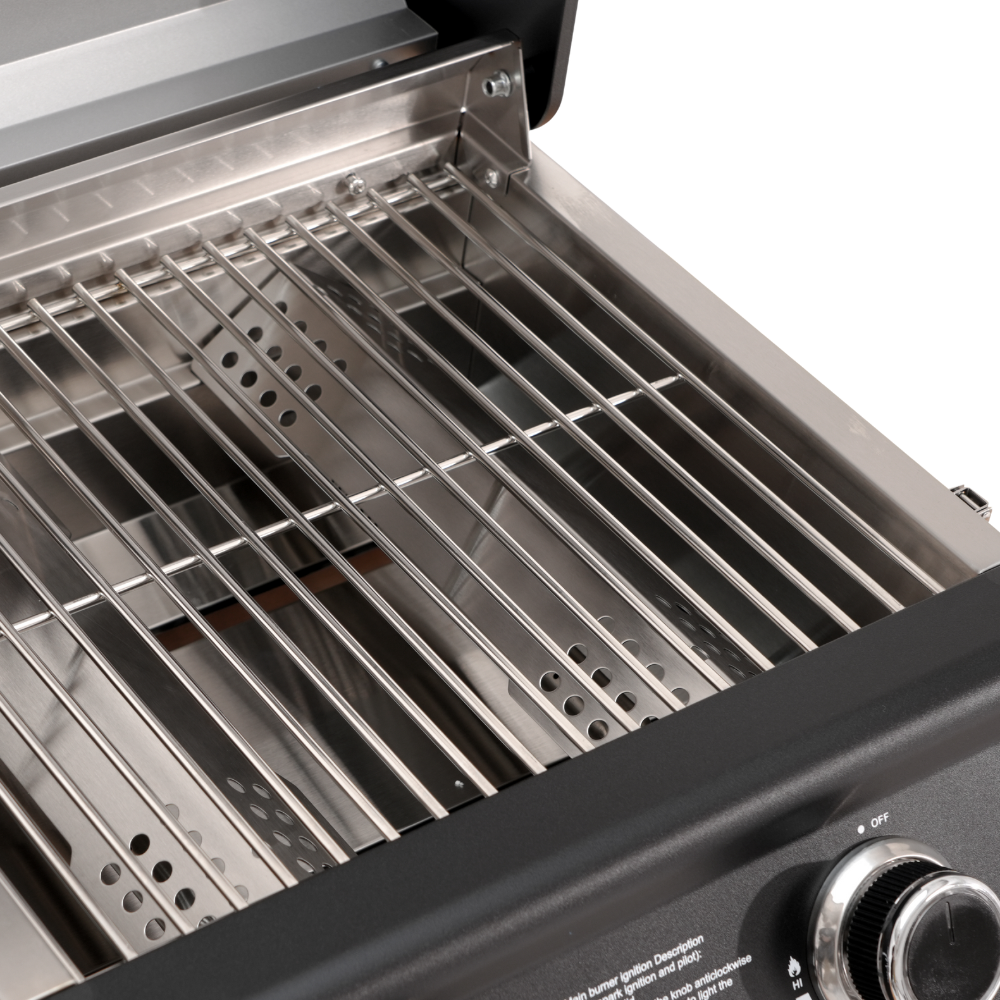 Compact Dark 2 Burner Gas Barbecue