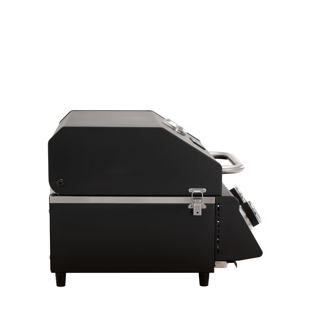 Compact Dark 2 Burner Gas Barbecue