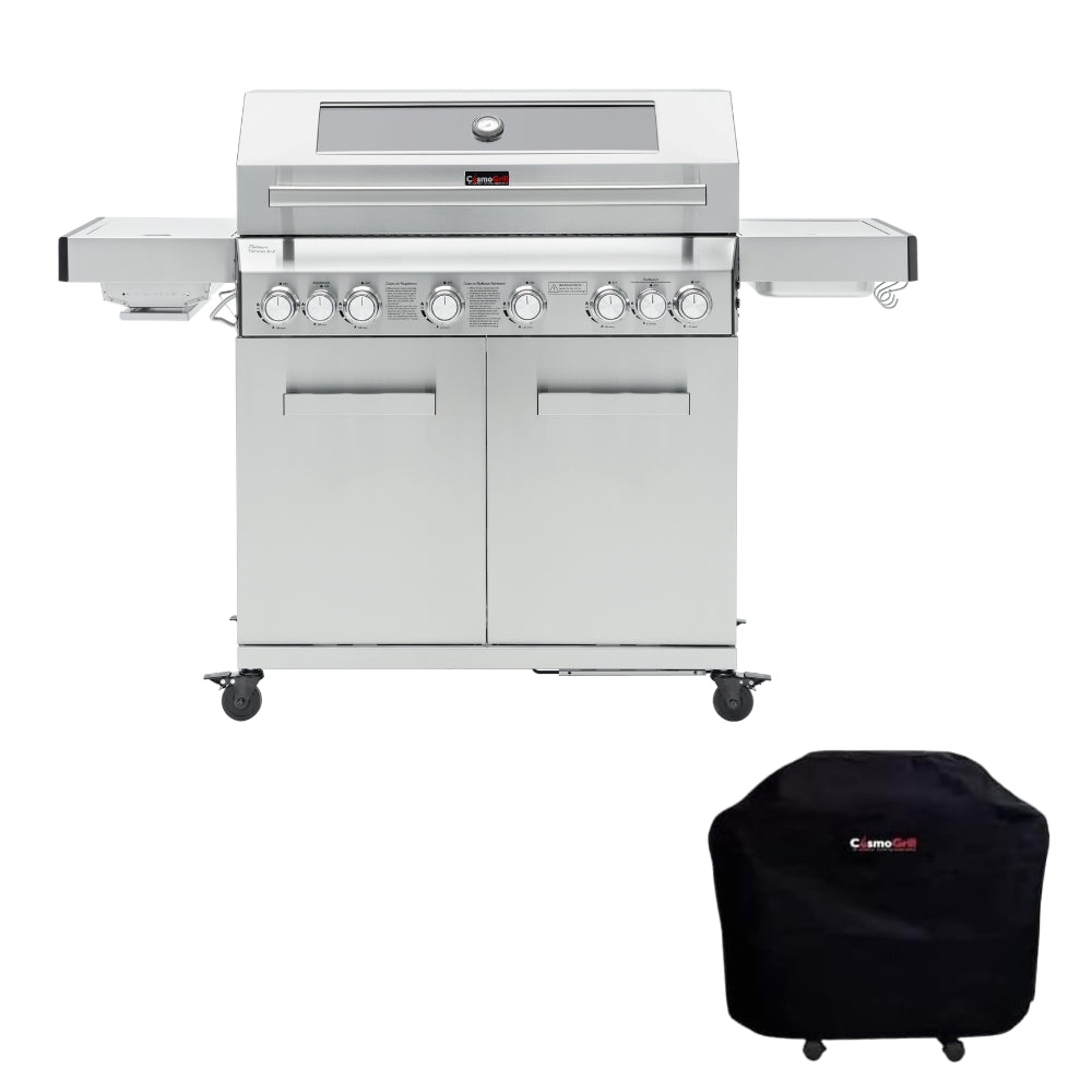 #Option_Yamara 6+2 Gas BBQ and Cover