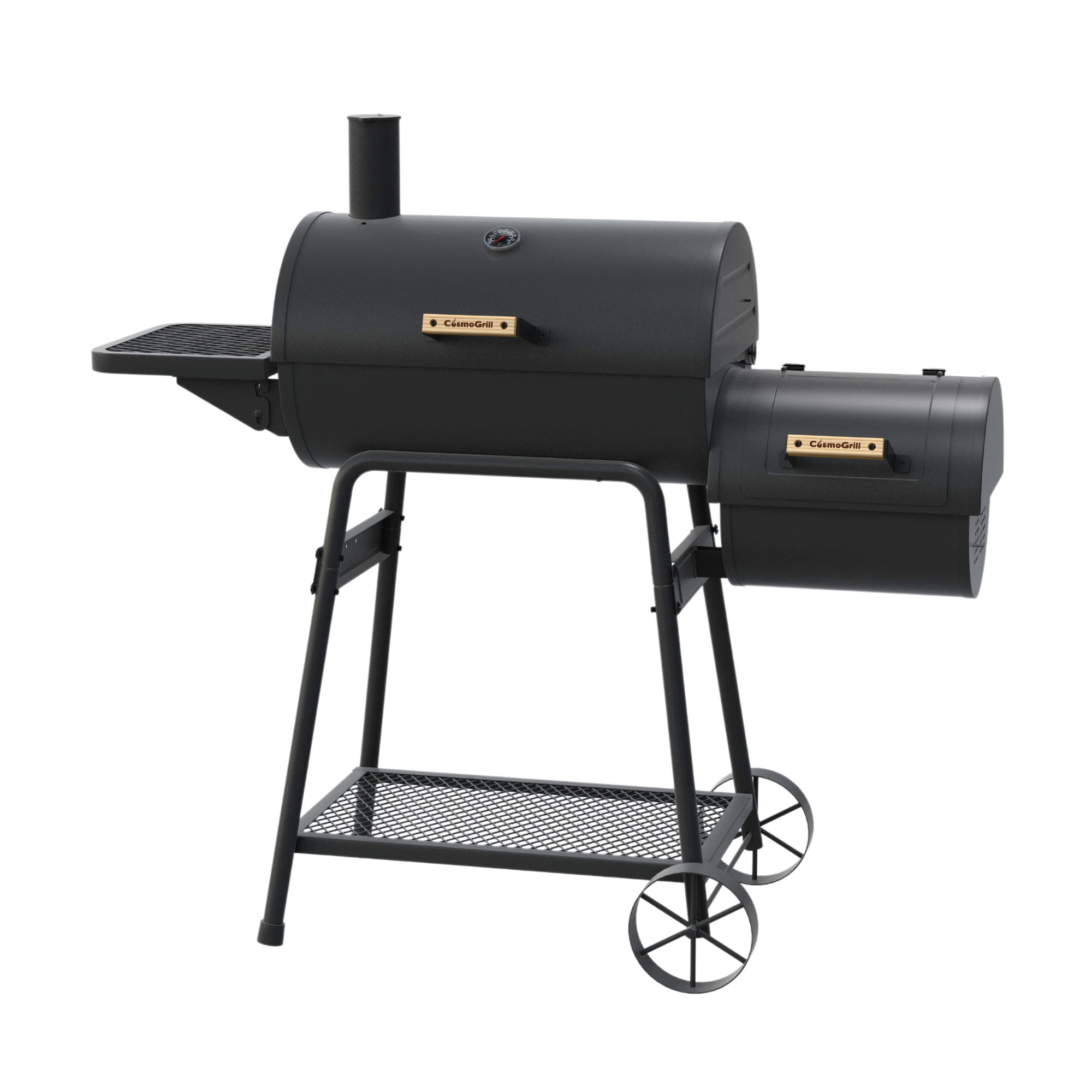 Cinder Offset Smoker Charcoal Barbecue